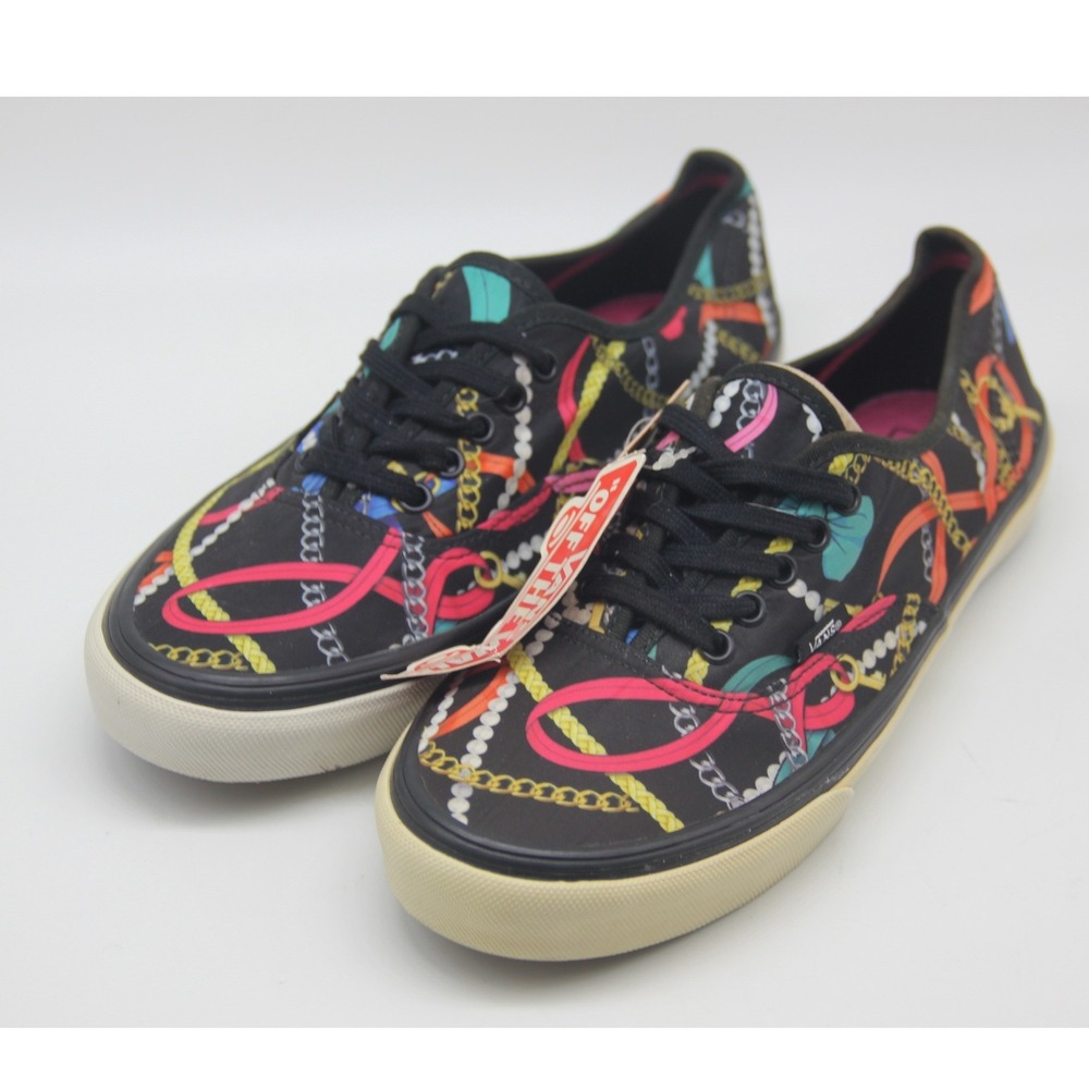 Vans Lo Pro Jewels Authentic Slim Classic Lace-Up Casual Canvas Shoes Size 9 NEW
